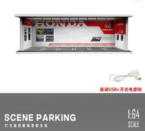 1:64 Diorama House: Honda With LED