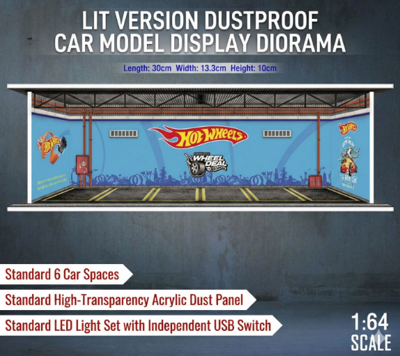 HotWheels Diorama with LED