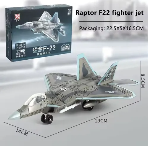 1:100 DIY F-22 Model