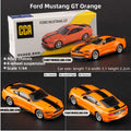 Ford Mustang GT Orange Diecast Model Car