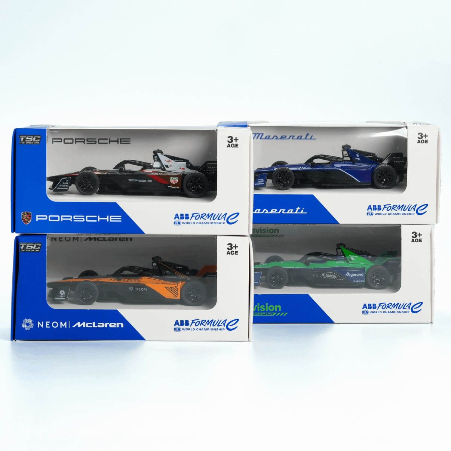 1:43 Formula E Electric Racing Gen 3 Official Licensed Diecast Model Cars