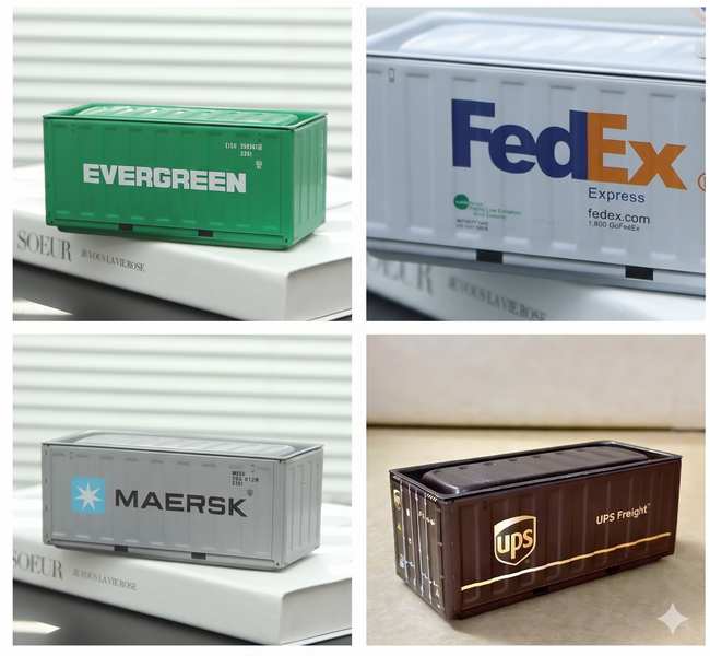 evergreen fedex mini cargo themed storage