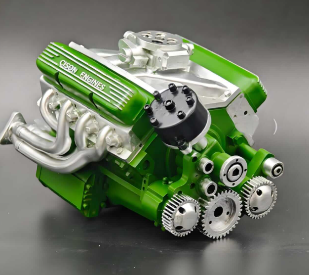 V8 Engine Diecast 10.2 X 10.5 X 14Cm Apprx