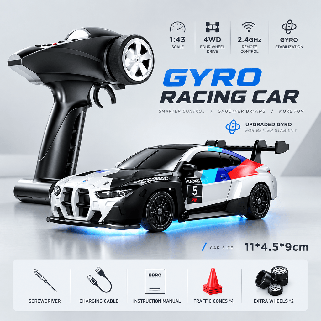 BMW M4 GT3 1:43 Alloy 4WD Metal Drift Car With Accessories