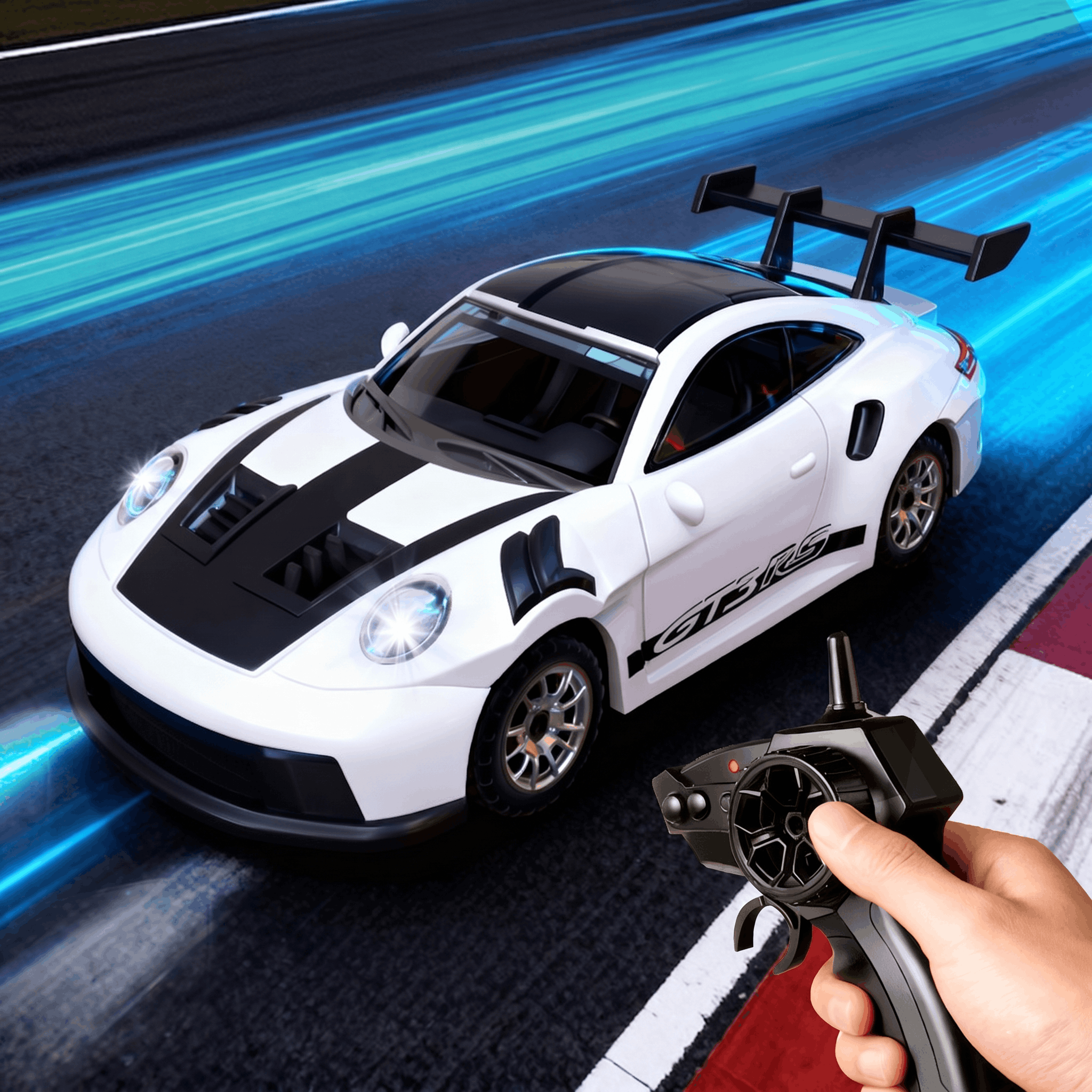 1:64 Alloy 4WD Metal Desktop Drift Car With Accessories