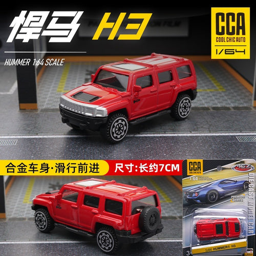 CCA 1:64 HUmmer H3 Diecast Model Car Blister Pack