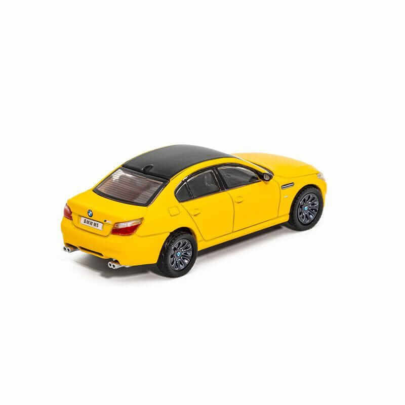 BMW M5 (E60) Yellow Diecast Backside