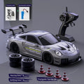 Porsche 911 GT3 RS 4WD RC Drift Car With Tires & Traffic Cones