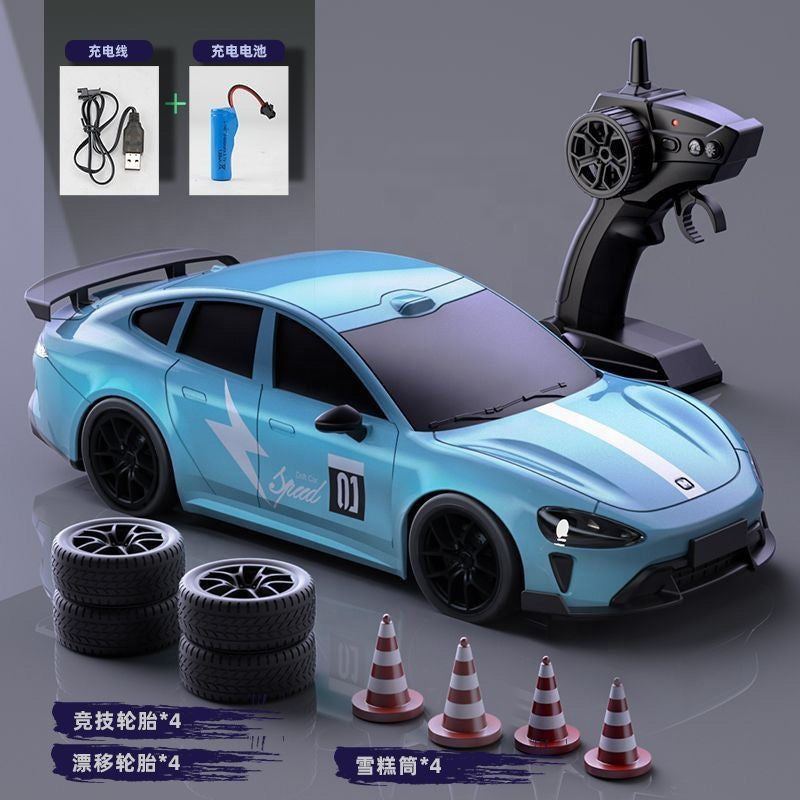 Xiaomi SU7 4WD RC Drift Car With Tires & Traffic Cones
