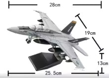 1:72 F-18 Super Hornet Attack Aircraft DIY Model Kit