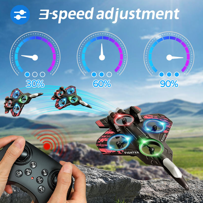 Remote Controlled Rechargeable EPP Foam Fighter Plane