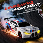 BMW M4 4WD RC Drift Car With Tires & Traffic Cones