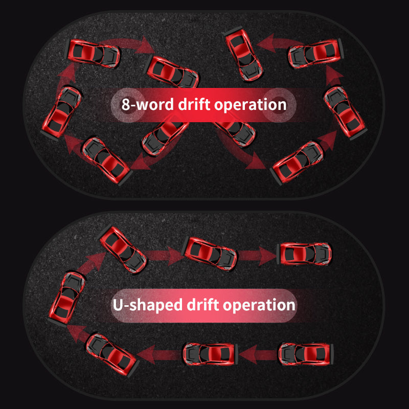 Nissan GT-R (R35) 4WD RC Drift Car With Tires & Traffic Cones