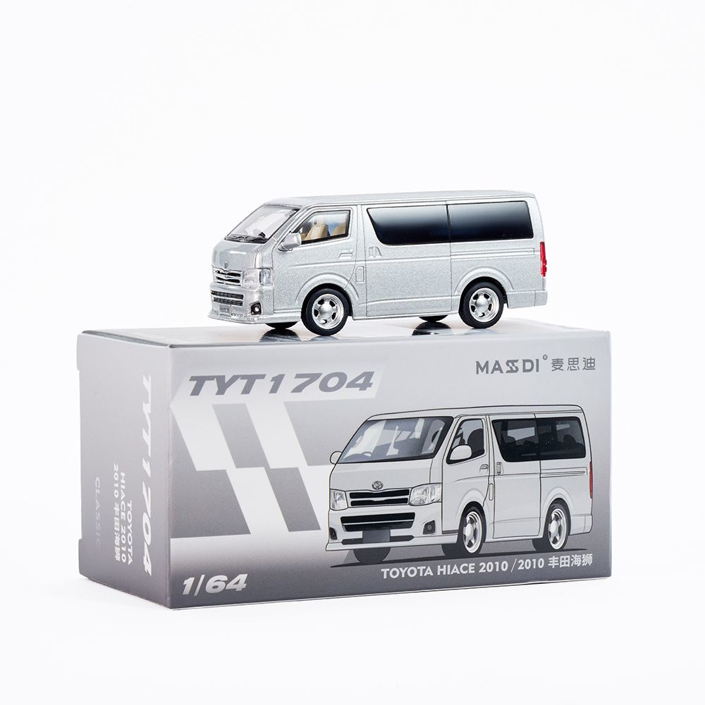 Toyota HIACE 2010 White Diecast