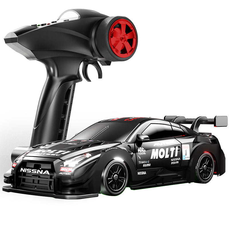 Black Nissan GT-R (R35) 1:43 Alloy 4WD Metal Drift Car With Accessories