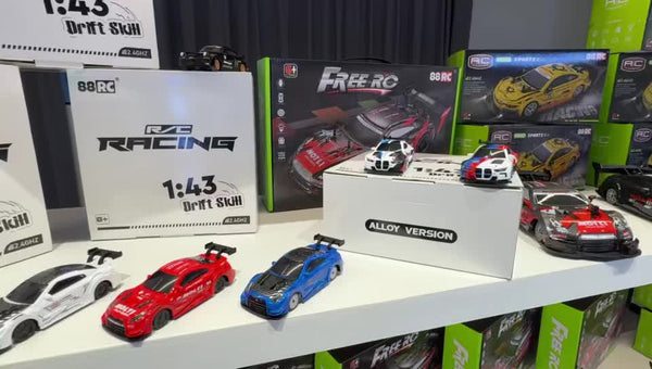 1:43 Scale Alloy 4WD Metal Premium Drift Car With Accessories