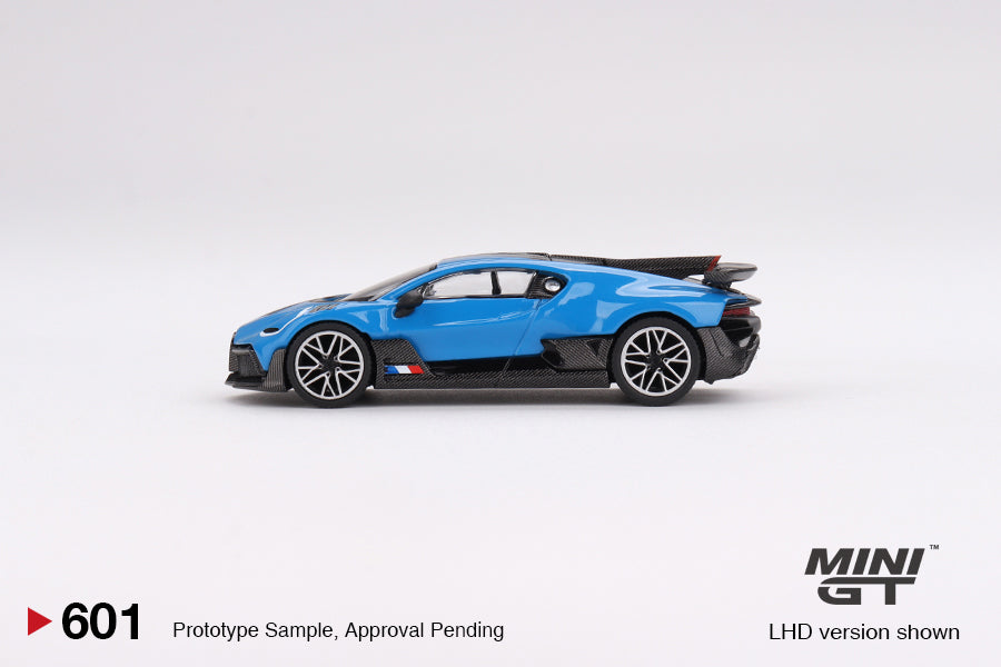 Mini GT 601 Bugatti Divo Blu Bugatti