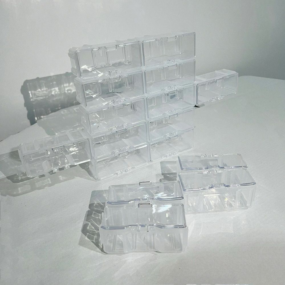 Stackable Transparent Storage Display Box 1:64 - 10 Piece Bundle