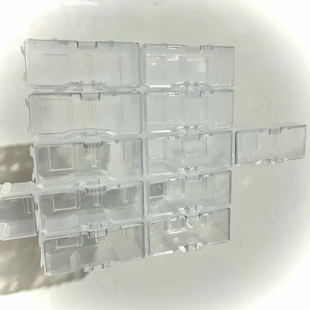 Stackable Transparent Storage Display Box 1:64 - 10 Piece Bundle