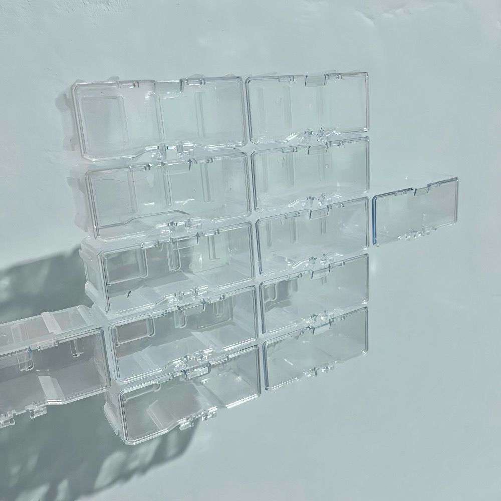 Stackable Transparent Storage Display Box 1:64 - 10 Piece Bundle