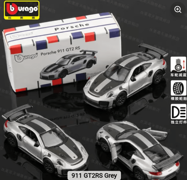 Bburago Porsche 911 GT2 RS Diecast Model Car