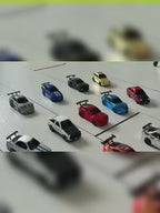 GT-R R34 1:64 Alloy 4WD Metal Desktop Drift Car Flat Remote