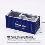 1:30 Scale Cargo Container Pen Holder Storage Box - CMA CGM