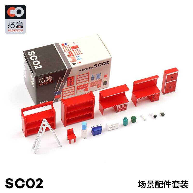 1/64 Scale Garage & Workshop Equipment