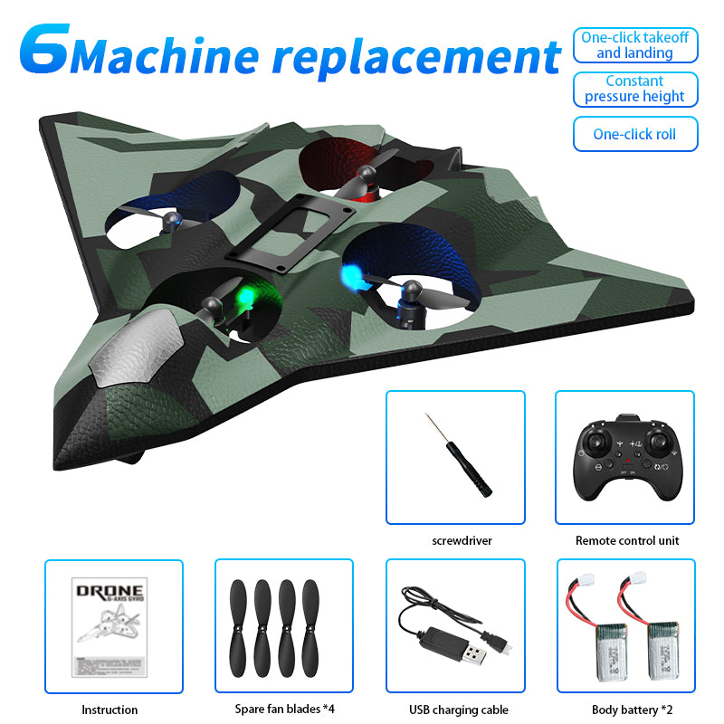 Remote Controlled Rechargeable EPP Foam Bomber Plane