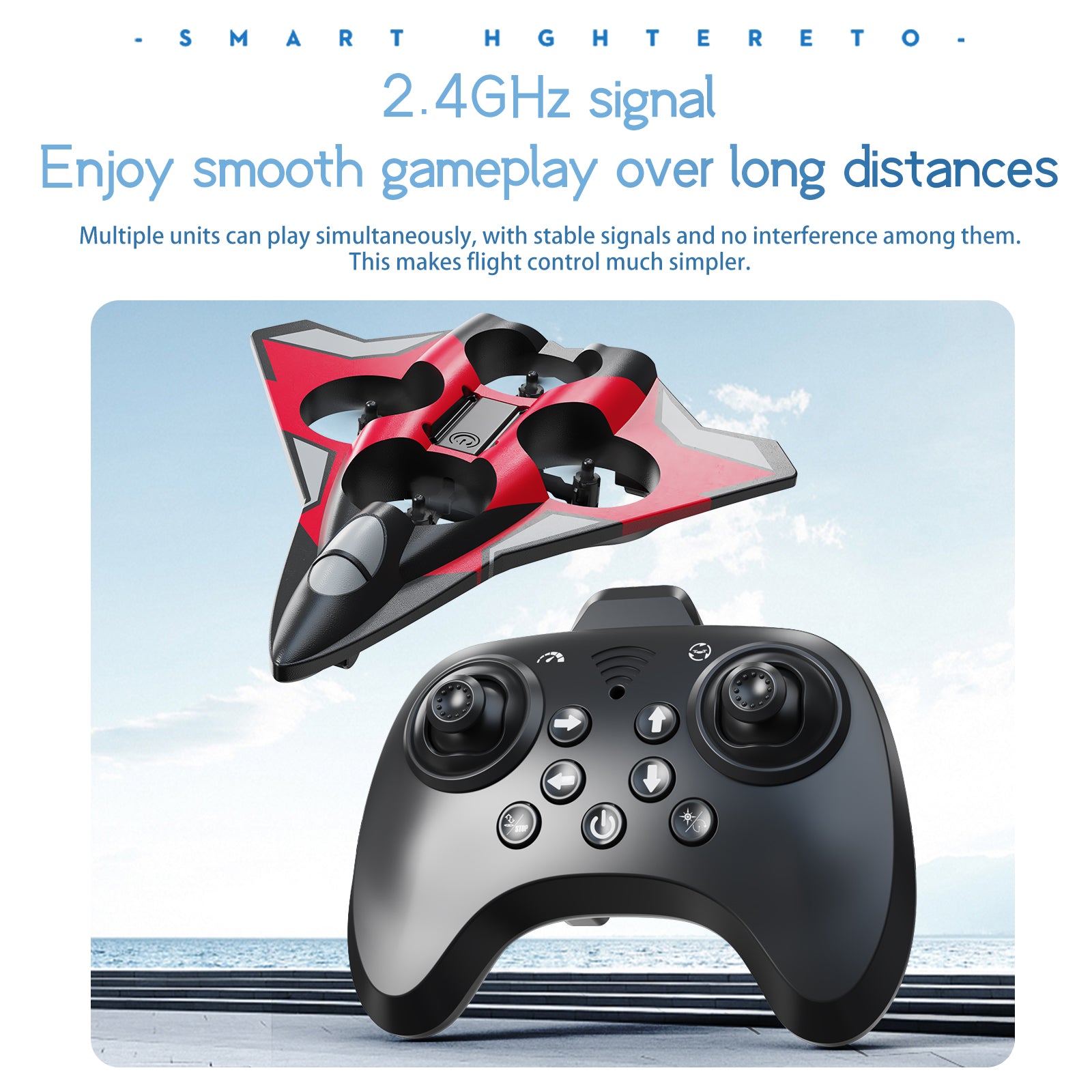 Remote Controlled Rechargeable EPP Foam Fighter Plane