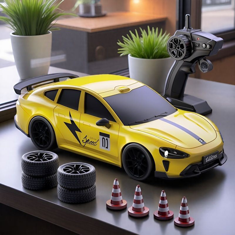 Xiaomi SU7 4WD RC Drift Car With Tires & Traffic Cones
