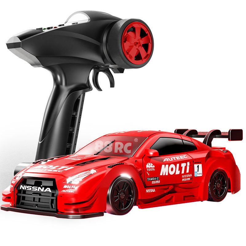 Red Nissan GT-R (R35) 1:43 Alloy 4WD Metal Drift Car With Accessories
