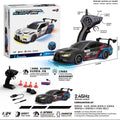 BMW M4 4WD RC Drift Car With Tires & Traffic Cones